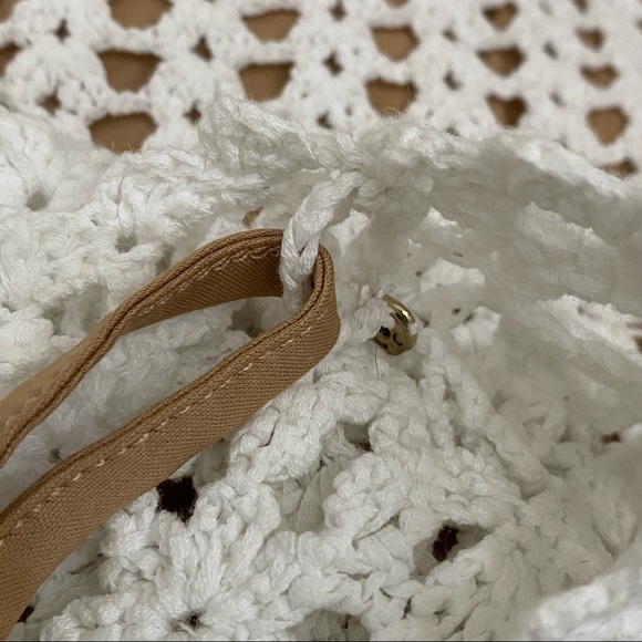 MICHAEL Michael Kors White Crocheted Midi Sheath Dress S - Picture 13 of 15